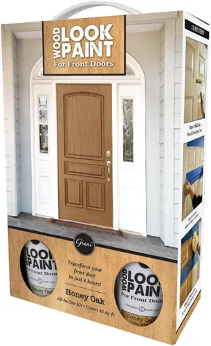 Miniatura 5 de Kit de pintura Giani con aspecto de madera para puertas delanteras e interiores (Nogal negro)