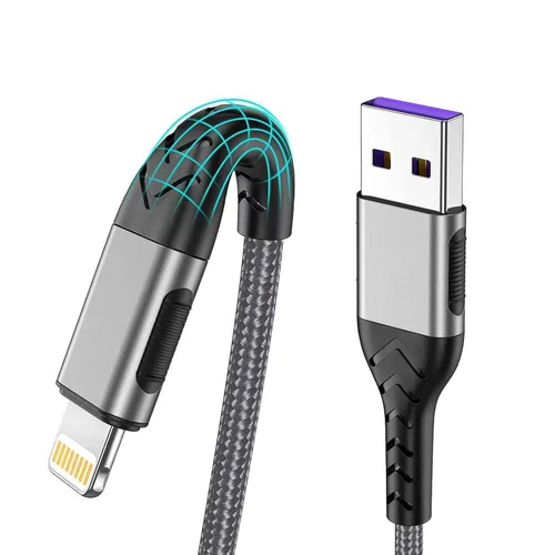 Miniatura 17 de Cargador de iPhone, [certificado Apple MFi] Paquete de 3 cables USB A de 1 pie para cable de carga rápida, cable de carga duradero de iPhone