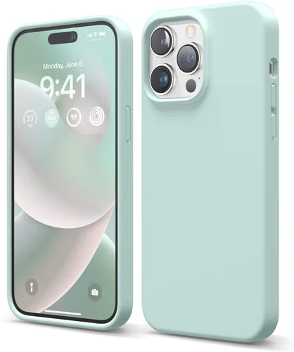 Miniatura 18 de elago Funda compatible con iPhone 14 Pro Max, de silicona líquida, funda protectora de cuerpo completo, a prueba de golpes, funda delgada