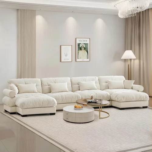 Miniatura 47 de SoarFlash Moderno sofá reclinable de terciopelo para sala de estar, sofá biplaza para apartamento, sofá de almacenamiento con marco de madera Azul