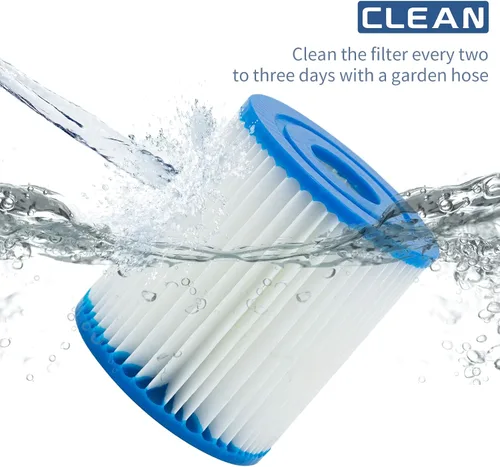 Miniatura 6 de Hrozny Cartucho de filtro de piscina tipo I, cartucho de filtro de piscina tamaño 1 para 58093, para bombas de filtro Summer Waves 300/330 Gal/h