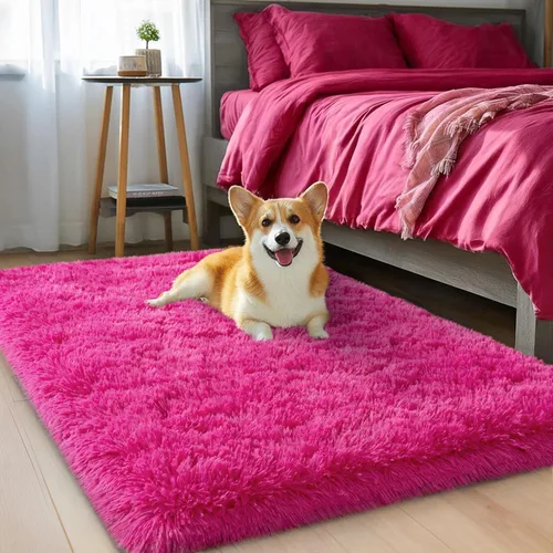 Miniatura 51 de qulint Alfombras de área de 5 x 7 pies para sala de estar, alfombra suave y esponjosa para dormitorio, alfombra de habitación de niños grandes, Gris