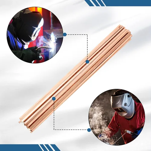 Miniatura 4 de Tandefio Varillas de soldadura con 40 varillas Aws Bcup-4 7.5% de plata de soldadura Phos aleaciones de soldadura de cobre Industria de varillas