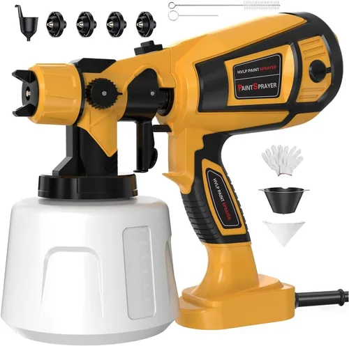 Herramienta pulverizadora de pintura 1000 W de alta potencia eléctrica pistola de pintura en aerosol fácil de limpiar para muebles gabinetes casa