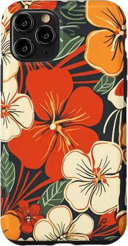 Miniatura 28 de Funda para iPhone 11 Puakenikeni flower watercolor floral