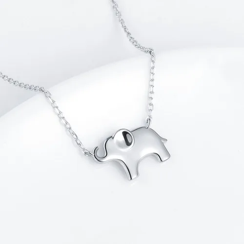 Miniatura 5 de ATHENAA Colgante con pulsera de plata de ley S925y dijes de elefante para mujer.