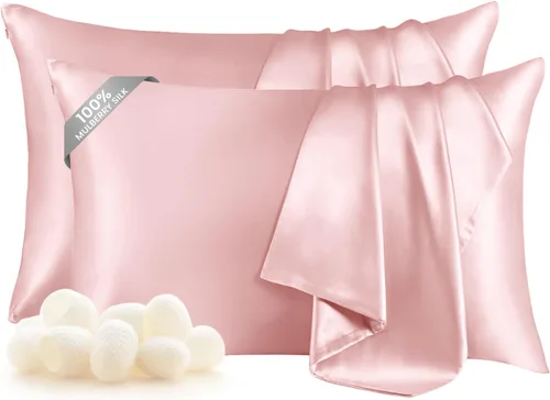 Miniatura 29 de THXSILK Funda de almohada de seda de morera 100% para cabello y piel, funda de almohada de seda hipoalergénica, suave, transpirable, con cremallera
