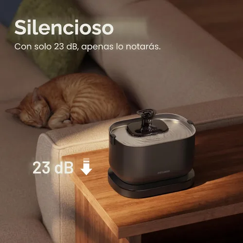 Miniatura 5 de PETLIBRO - Dockstream - Dispensador automático de agua potable para gatos, perros y mascotas, inalámbrico, que funciona con batería, con bomba