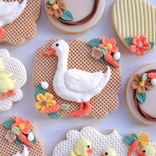 Miniatura 9 de Katy Sue Molde de silicona de pato y patitos para decoración de pasteles de Pascua y manualidades. Un molde para animales de pato/polluelos. Úsalo
