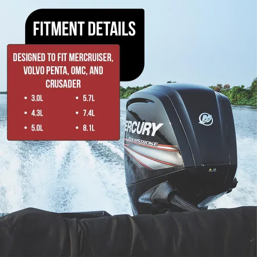 Miniatura 3 de Bobina de encendido para motores marinos MerCruiser Volvo Penta OMC 3.0L 4.3L 5.0L 5.7L 7.4L 8.1L 8.2L Mercury 817378T 898253T27, Volvo Penta