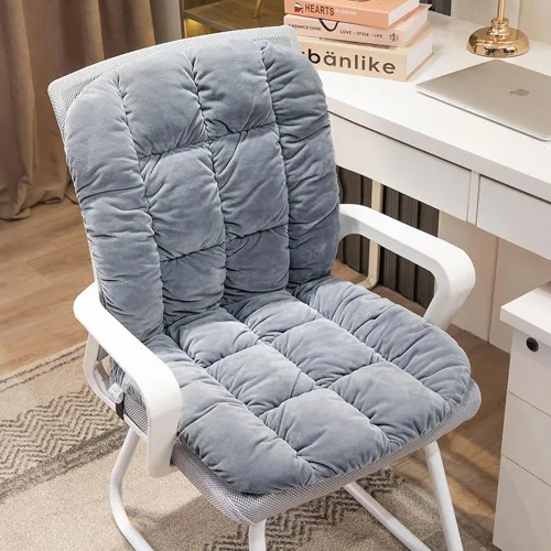 Miniatura 13 de Cojín para Silla de Escritorio Antideslizante Cojín de Asiento Mecedora Almohadilla para Silla de Oficina Cojín de Asiento de Dormitorio con Soporte