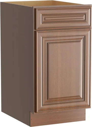 Miniatura 56 de LOVMOR Armarios de base de cocina, armario de almacenamiento aparador, gabinete de entrada con 1 cajón y estante ajustable, 24 pulgadas de ancho x