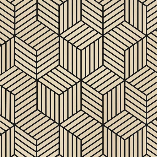 Miniatura 10 de Wenmer - Papel tapiz con estampado geométrico hexagonal de 17.71 x 708 pulgadas, papel adhesivo extraíble, autoadhesivo, vinilo para uso doméstico