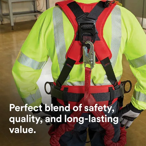 Miniatura 3 de 3M Protecta PRO 1340161 - Cordón de absorción de impactos 100% elástico, gancho a presión en el centro, ganchos de acero para barras de refuerzo