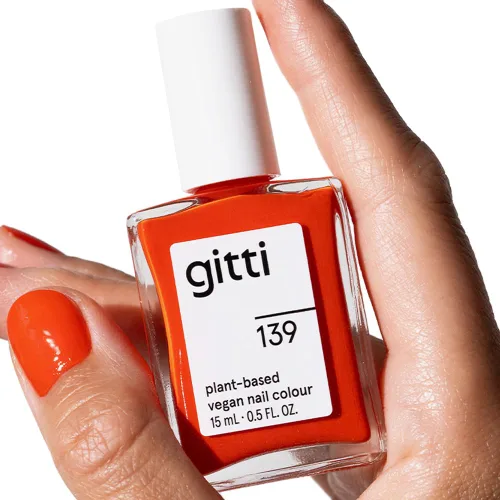 Miniatura 42 de gitti Esmalte de uñas a base de plantas No tóxico, libre de 30, basado en ingredientes de origen natural, libre de crueldad, vegano