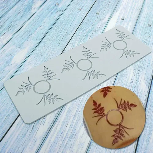 Miniatura 6 de Moldes de silicona 3D de hojas huecas para chocolate, molde de panal, abeja, caramelo, patrón de flores, molde para fondant, decoración de tartas