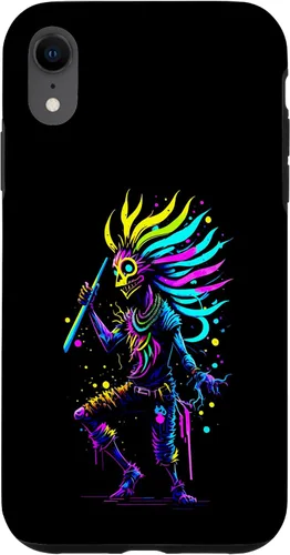 Miniatura 24 de iPhone 16 Dancing Kokopelli Mystical Abstract Illustration Case