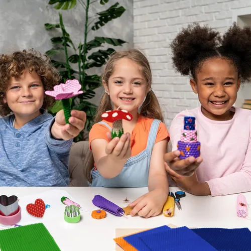 Miniatura 7 de Kit de fabricación de velas de cera de abeja para niños - 100% cera de abeja pura (16 hojas multicolor) Suministros de enrollado de velas DIY