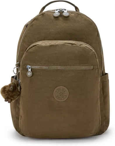 Miniatura 9 de Kipling Mochila para portátil Seoul de 15 pulgadas para mujer, duradera, espaciosa, con correas acolchadas para el hombro, funda protectora