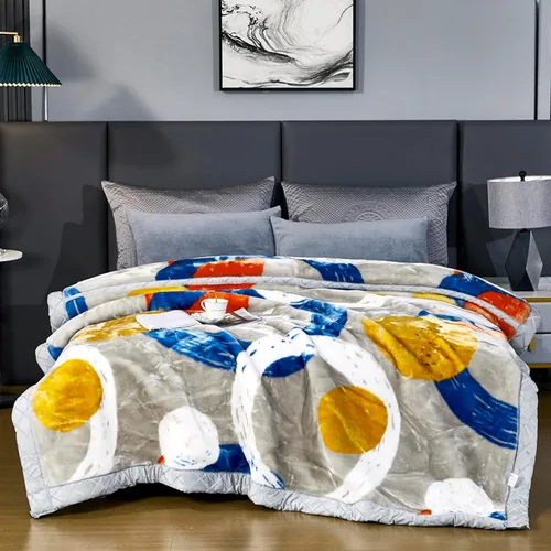Miniatura 19 de LGYKUMEG - Manta coreana de visón, 59"×79", sedosa y cálida - 2 capas reversibles de manta de felpa Raschel 4.4 lb, beige y marrón, (150x200cm-2kg)