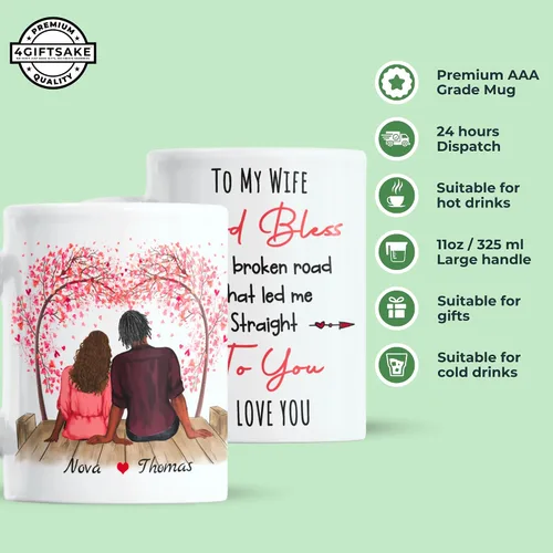 Miniatura 2 de Taza personalizada de mejores amigas - Taza de té o café personalizada - Regalo para mejores amigas - Personalizable con nombre y cita - Taza