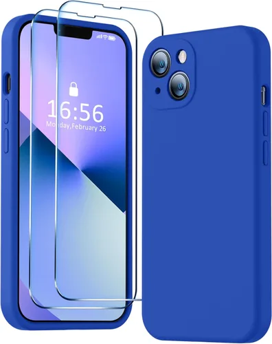 Miniatura 26 de BossKiss Funda compatible con iPhone 13 Pro, silicona de alta calidad mejorada [protección de cámara] [2 protectores de pantalla]