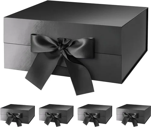 Miniatura 14 de HAPPY POTATO Caja de regalo grande con tapa y cinta, caja de propuesta de padrino, caja de regalo magnética para regalos