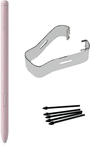 Miniatura 10 de Paquete de 5 puntas de repuesto negras Tab S6 Lite para bolígrafo compatibles con Samsung Galaxy Tab S6 Lite, puntas de repuesto + 1 pinza Puntas