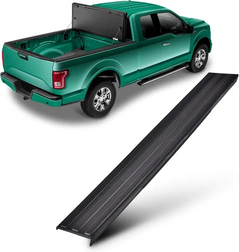 SCITOO 9L3Z-9940602-BA Tapa de moldeo para portón trasero para Ford 2009-2014 para Ford F150 Escalón Flexible ABS Negro Mate Parte Superior Trasero