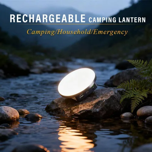 Miniatura 2 de Luces de campamento para tienda de campaña de 4500 lúmenes, 45 W, recargable, linterna LED magnética, toldo portátil USB para exteriores, luces
