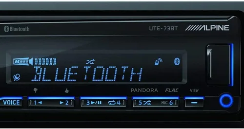 Miniatura 4 de Alpine Receptor multimedia digital UTE-73BT Mech-Less con tecnología inalámbrica Bluetooth®