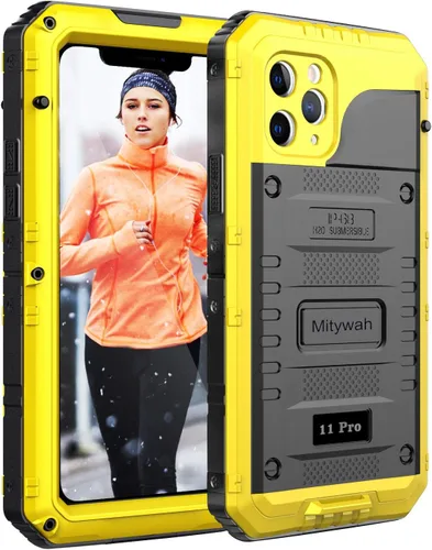 Miniatura 88 de Mitywah Funda impermeable para iPhone 7/iPhone 8 / iPhone SE 2020, funda de metal resistente de grado militar, protección de cuerpo completo