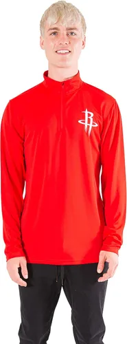 Miniatura 15 de Ultra Game Camiseta oficial de la NBA de manga larga con cremallera corta para hombre Color del