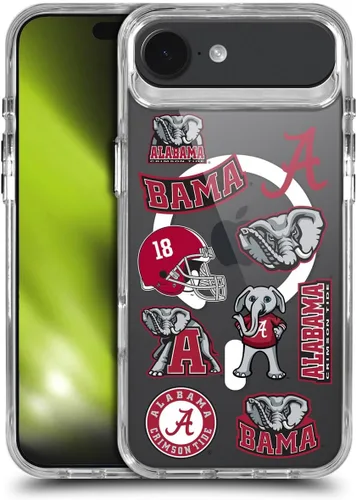 Miniatura 130 de Head Case Designs Funda de gel suave con licencia oficial de la Universidad de Alabama UA Collage compatible con Apple iPhone 13 Pro Max