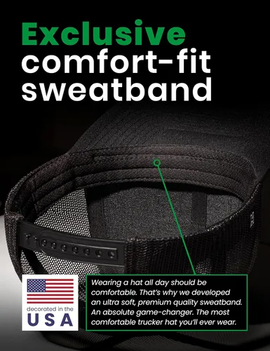 Miniatura 5 de HAKA Sombrero de bandera estadounidense, gorra de camionero de Estados Unidos para hombres y mujeres, gorra de béisbol ajustable, malla a presión