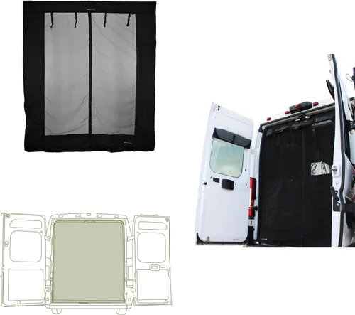 Miniatura 9 de VanEssential Cierre Magnético con Malla para Puerta Corredera Diseñado para Ram Promaster Van