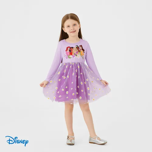 Miniatura 2 de Disney Vestido de tul de malla de manga larga para niña de 2 a 6 años