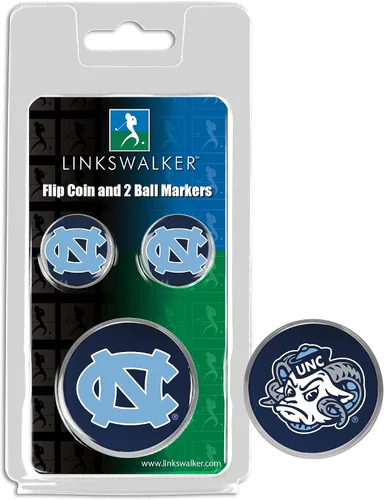 Miniatura 4 de LinksWalker Flip Decision Challenge Coin con 2 marcadores de pelota de golf Paquete de regalo de golfista