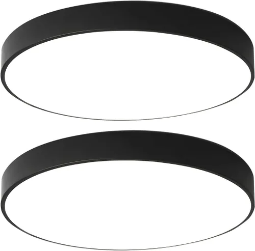 Miniatura 15 de Ganeed luces de techo LED de 19.6 pulgadas, lámpara de techo LED de montaje empotrado cuadrado de 39W, 6500K, lámpara de techo de luz diurna, Blanco