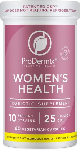 Probióticos para mujeres, probióticos vaginales, promueve el equilibrio del pH, salud UT, 25 mil millones de UFC, suplemento para mujeres una vez al