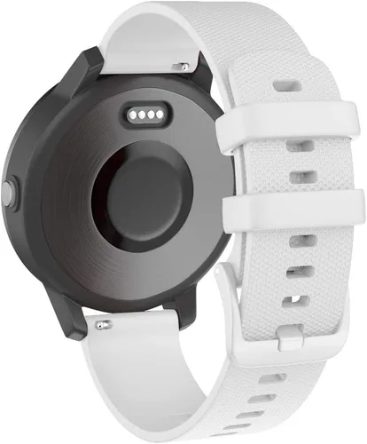 Miniatura 10 de ISABAKE Correa de reloj de 0.787 in para Garmin Vivoactive 3/Forerunner 165/55/245/645 Gris