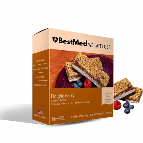 Miniatura 10 de BestMed - Barra de proteínas – 0.55 onzas de proteína, baja en carbohidratos, baja en azúcar, alta fibra, baja en calorías, barra nutricional