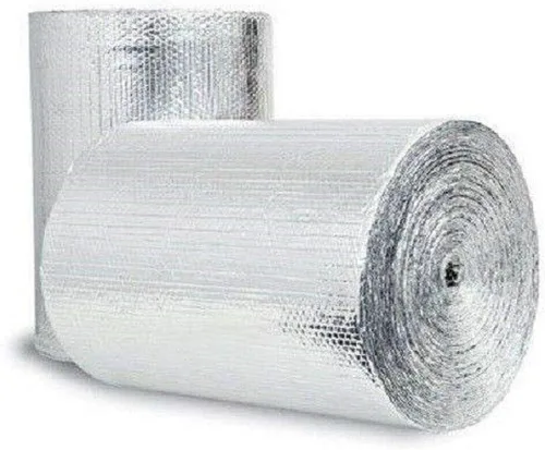 US Energy Products Rollo de burbujas reflectante con aislamiento de doble lámina continua - 36 pulgadas (36 pulgadas x 10 pies) R8, plateado