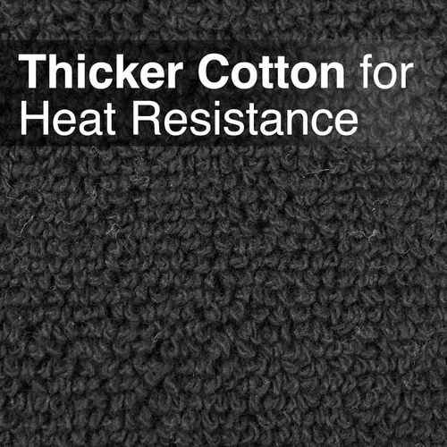 Miniatura 3 de RITZ Guante de bolsillo de rizo y almohadilla caliente: resistente al calor inigualable, 100% algodón duradero, diseño ergonómico para un agarre