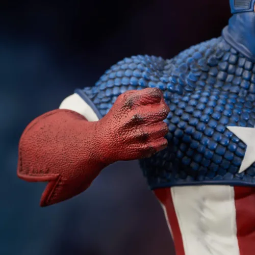Miniatura 9 de Diamond Select Toys Marvel Comics: Capitán América busto de resina a escala 1:7, multicolor, 6 pulgadas