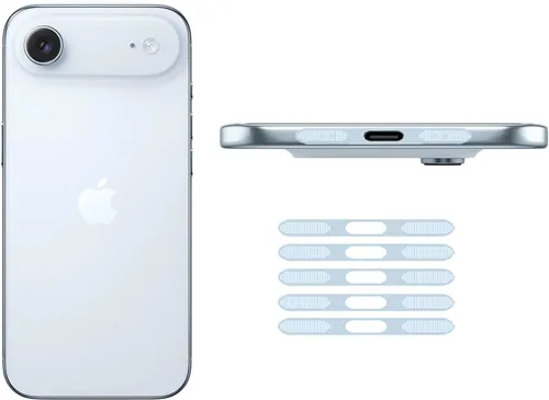 Miniatura 11 de para iPhone 17 Pro Max Auricular Parlante Malla Anti Polvo Adhesiva Cubierta - 5 PIEZAS / Naranja Cósmico Naranja (Cosmic Orange)