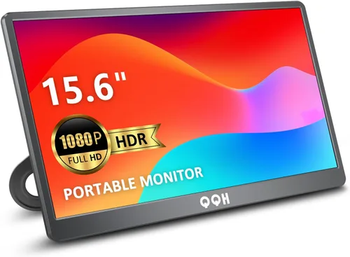 Miniatura 10 de QQH Extensor de pantalla para laptop, monitor portátil triple de 15.6 pulgadas para laptop con pantalla IPS FHD ultradelgada, pantalla extendida