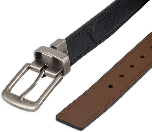 Miniatura 11 de Levi's Cinturón para niños grandes, cinturón reversible dos en uno informal apto para la escuela