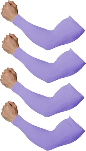 Miniatura 25 de 4 pares de mangas de brazo para hombres y mujeres - para cubrir tatuajes - manga deportiva refrescante para baloncesto, golf, fútbol