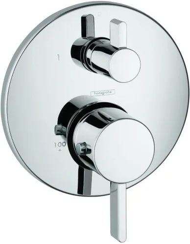 Miniatura 5 de hansgrohe Ecostat 04233820 - Moderna válvula de ducha con equilibrio de presión en níquel cepillado